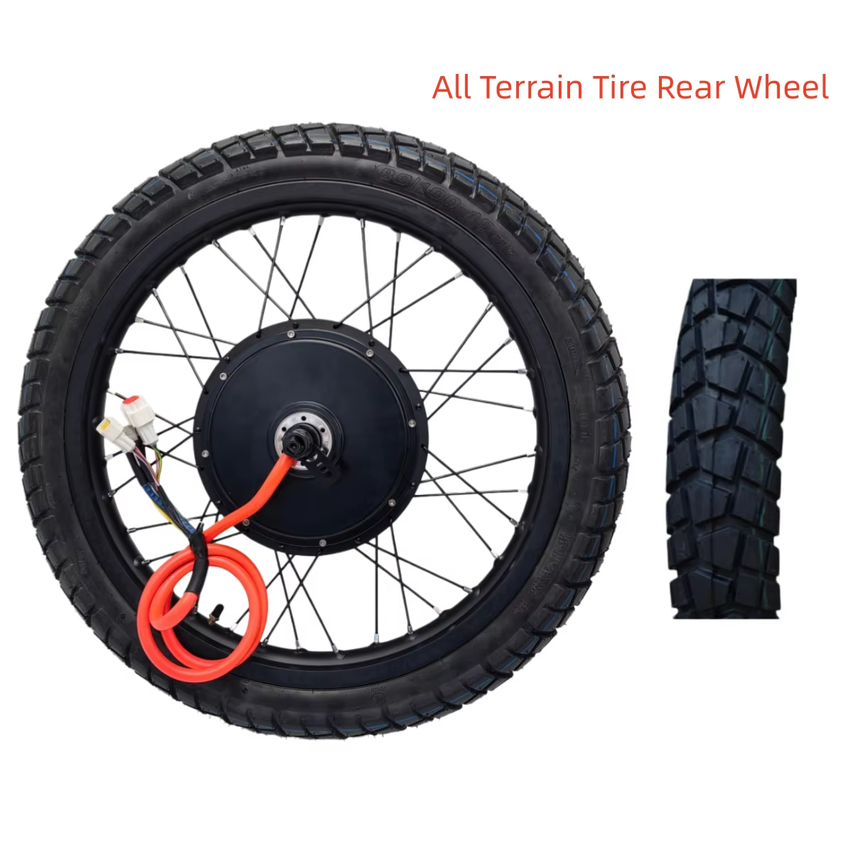 Ebike Motorcycle Rear Wheel Co - 72V 5000W Hub Motor Kit recension och pris