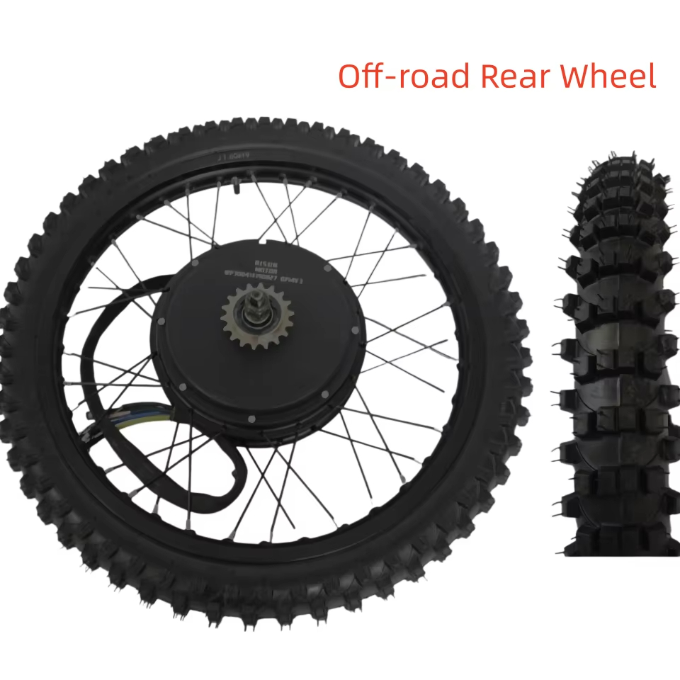 Ebike Motorcycle Rear Wheel Co - 72V 5000W Hub Motor Kit recension och pris