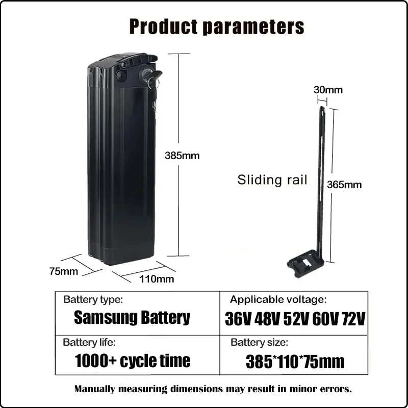 36v48v52v 60v 72v Bafang 1000w - Electric Bicycle Battery 72V 30Ah recension och pris