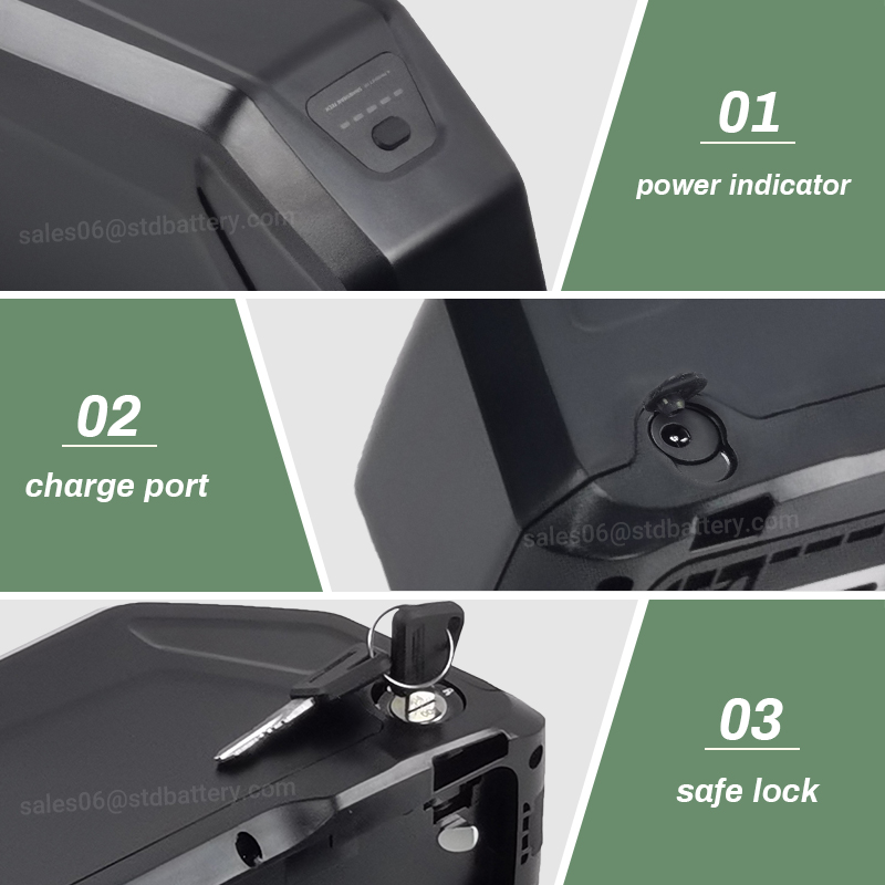 Downtube Ebike Battery 52V 13A - Ebike Battery 48V 20Ah Hailong recension och pris