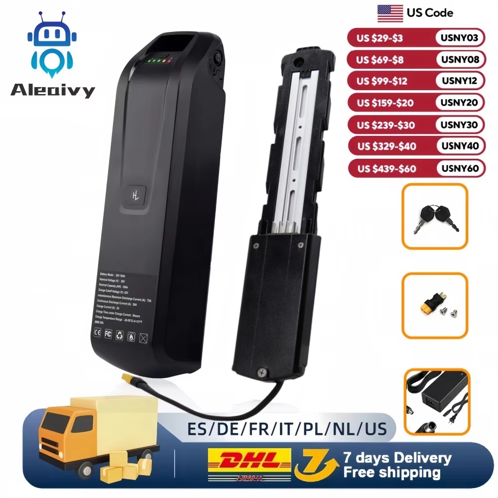 New Hailong EBike Battery 36V  - Ebike Battery 48V 20Ah Hailong recension och pris