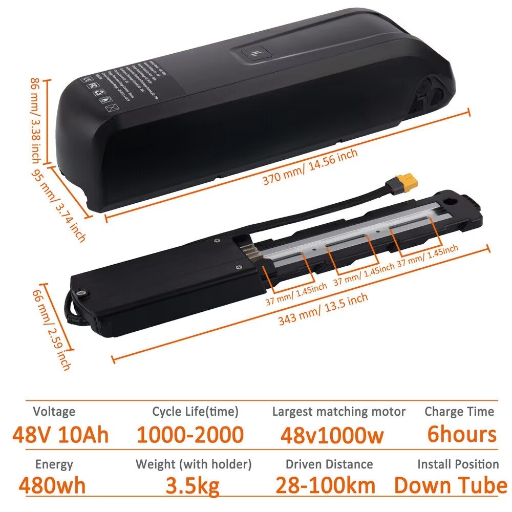New Hailong EBike Battery 36V  - Ebike Battery 48V 20Ah Hailong recension och pris