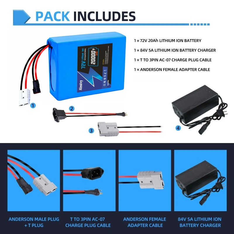 72V Battery 20S4P 20AH 20S6P 3 - Electric Bicycle Battery 72V 30Ah recension och pris