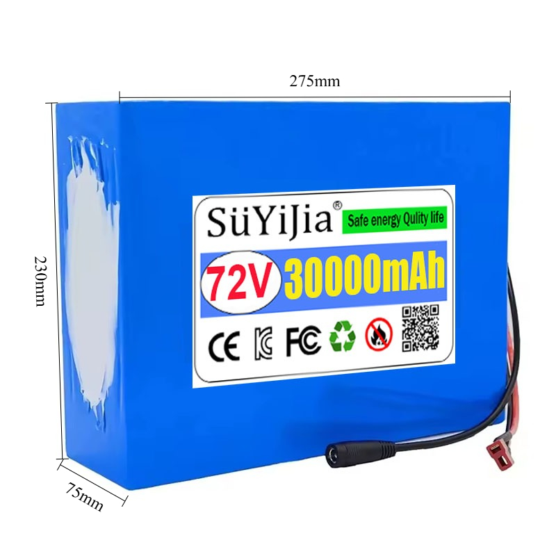 72V 30Ah 21700 20S6P Lithium B - Electric Bicycle Battery 72V 30Ah recension och pris