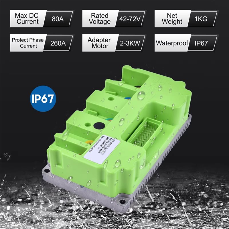 Fardriver 48V-72V 80A 3KW Sine - Sine Wave Controller 48V 72V 80A recension och pris
